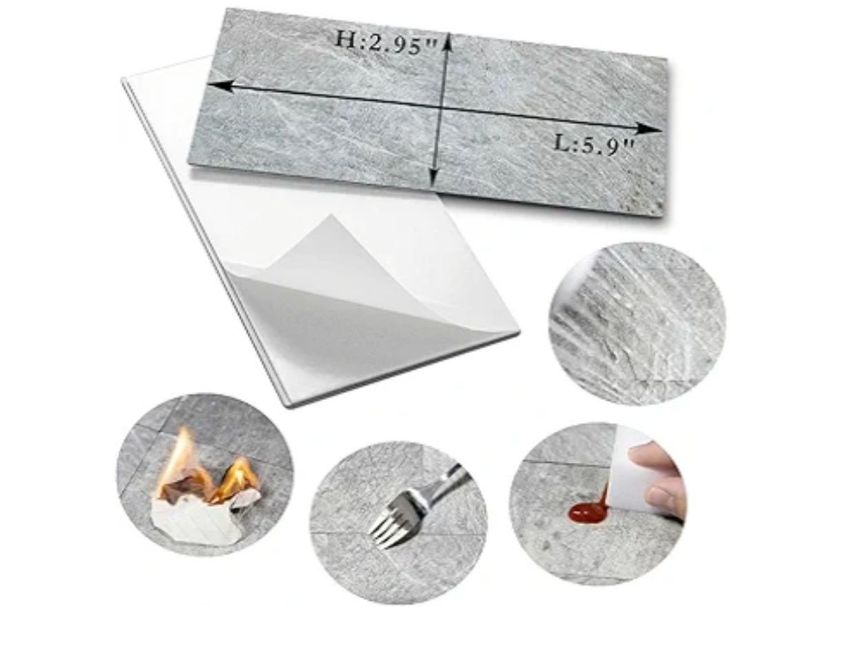 AULIGET - Azulejos de pared para salpicaduras de roca de montaña