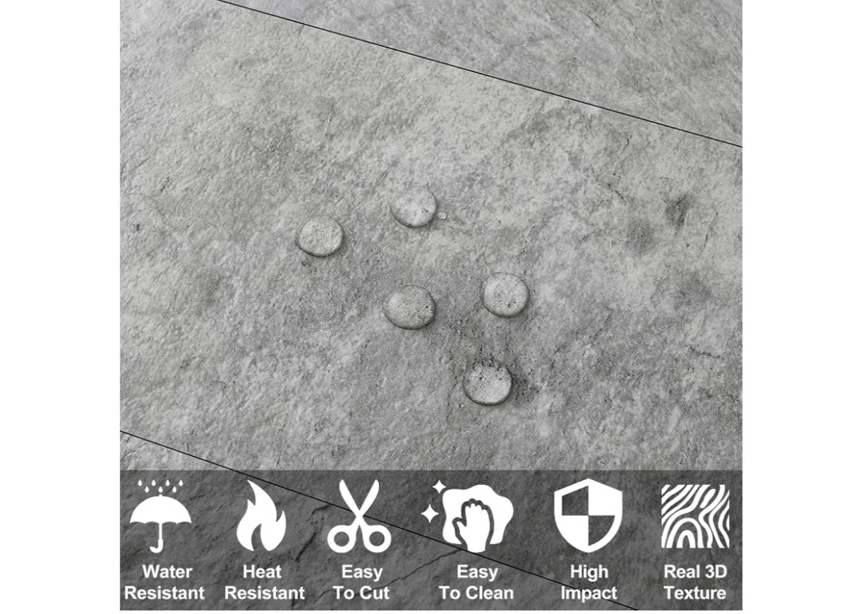 AULIGET - Azulejos de pared para salpicaduras de roca de montaña