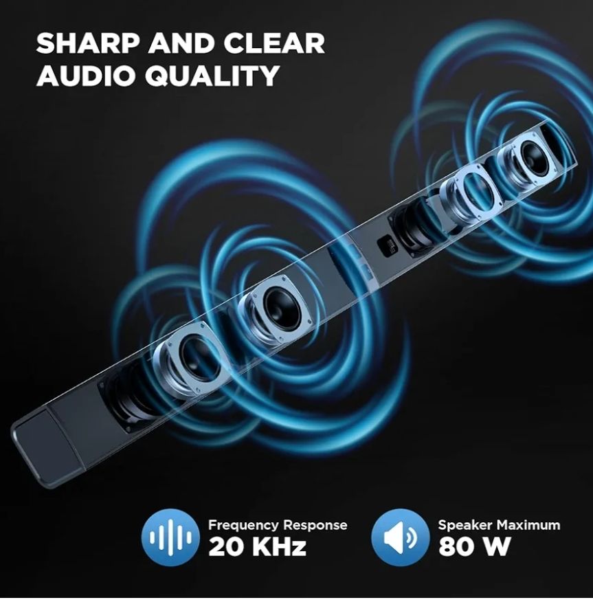 MZEIBO Barra de Sonido