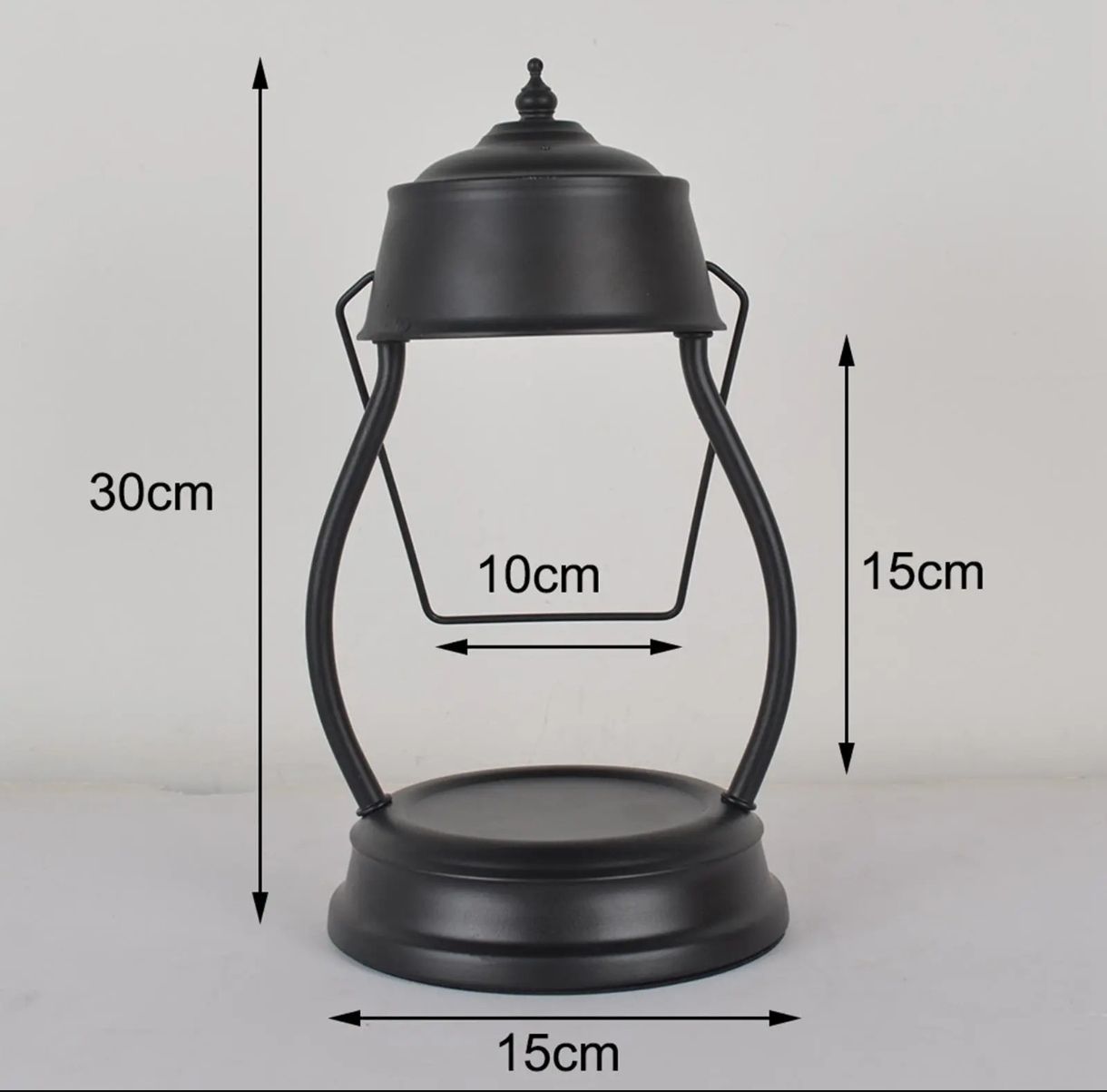 Lámpara Calentadora De Velas Fusión De Velas De Negro