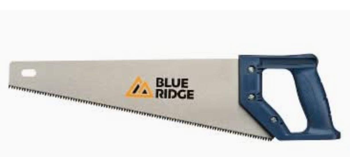Sierra de mano ligera de caucho y plástico Blue Ridge.