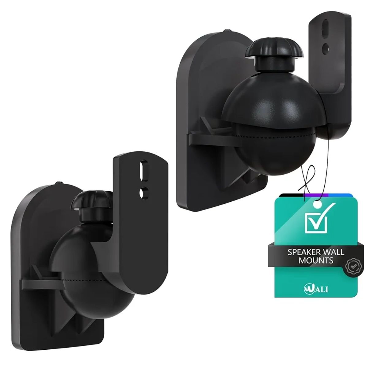 Soportes de pared WALI SWM202 para dos altavoces