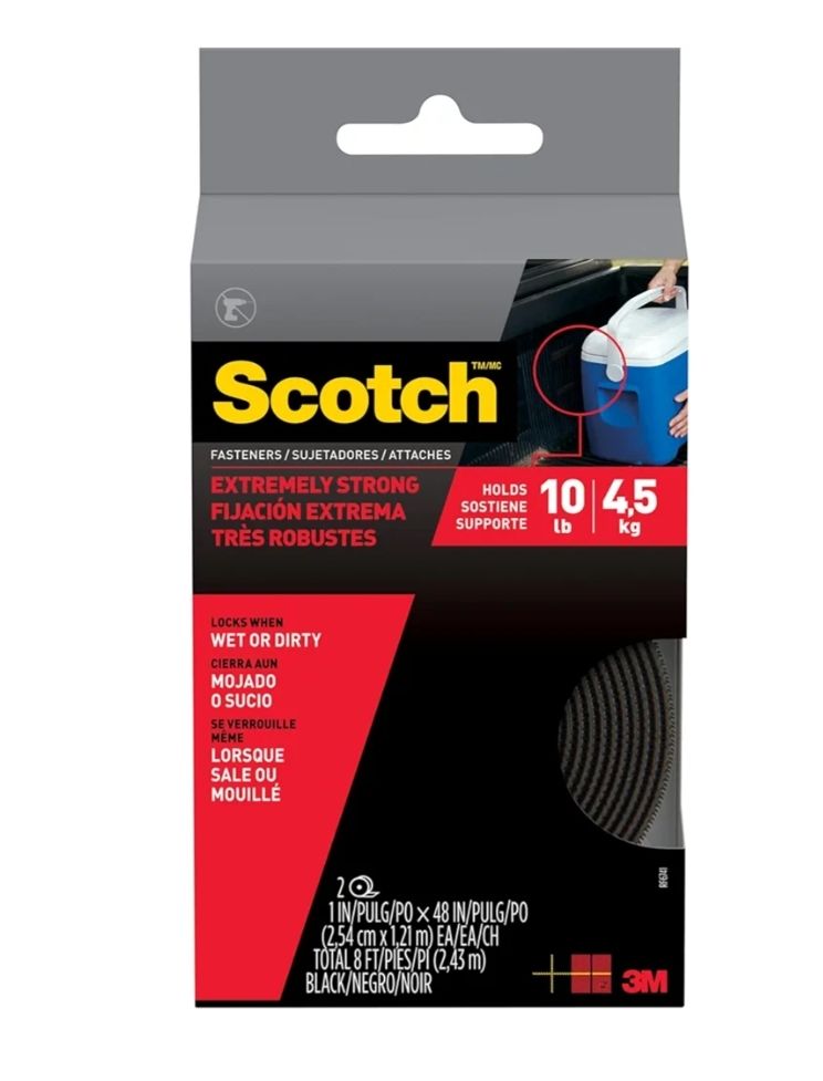  - brasier extremo (1 pulgada x 1,2 m), color negro