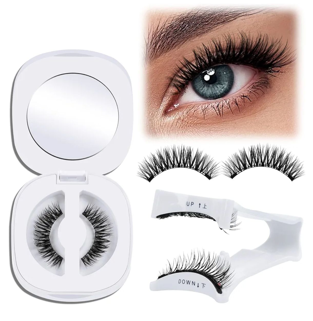 QUEWEL Pestañas magnéticas