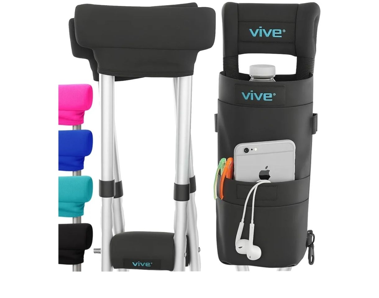 Vive almohadillas para orejas para muletas