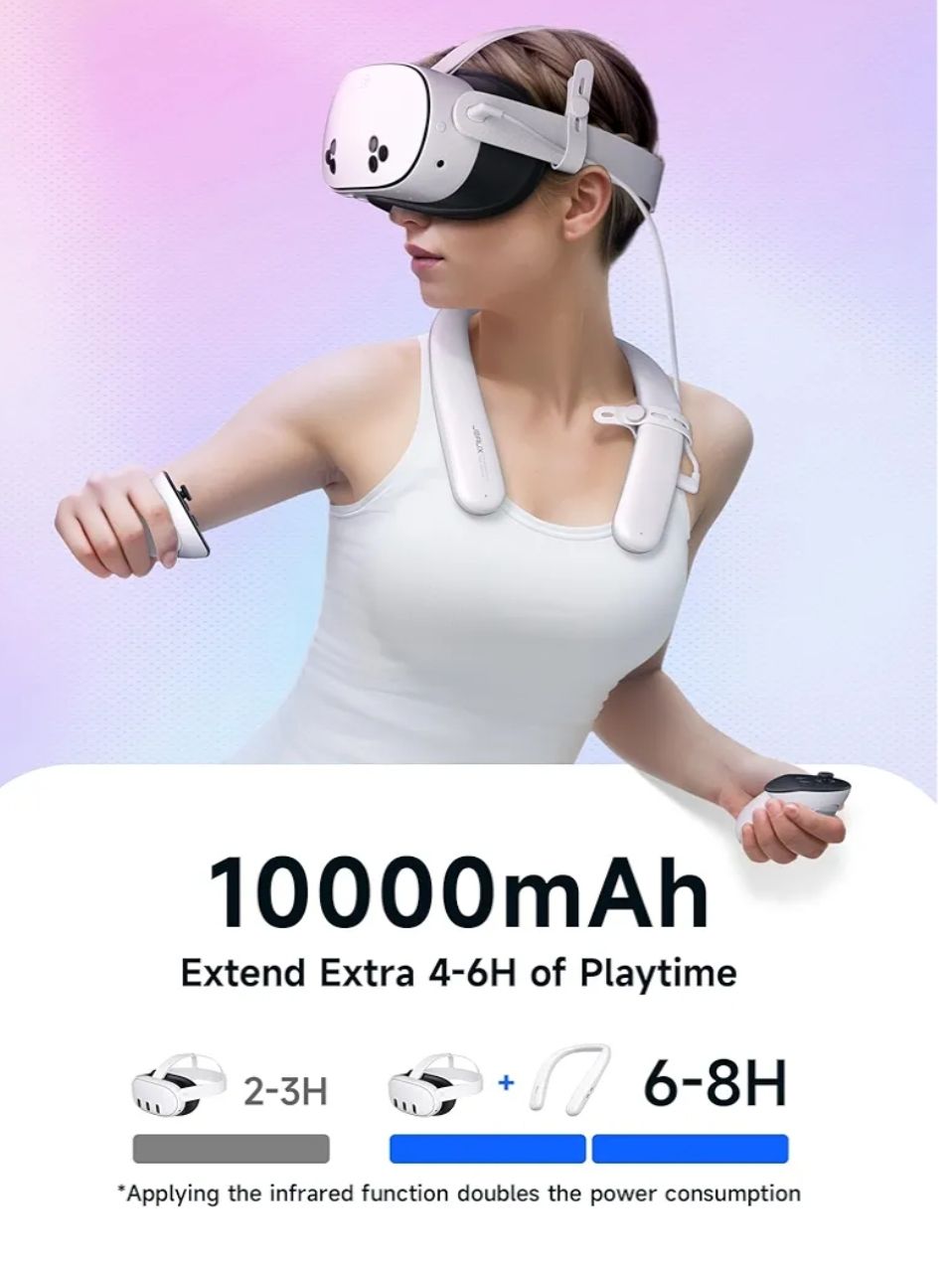 Batería Externa JSAUX para Oculus Quest 3 y 2