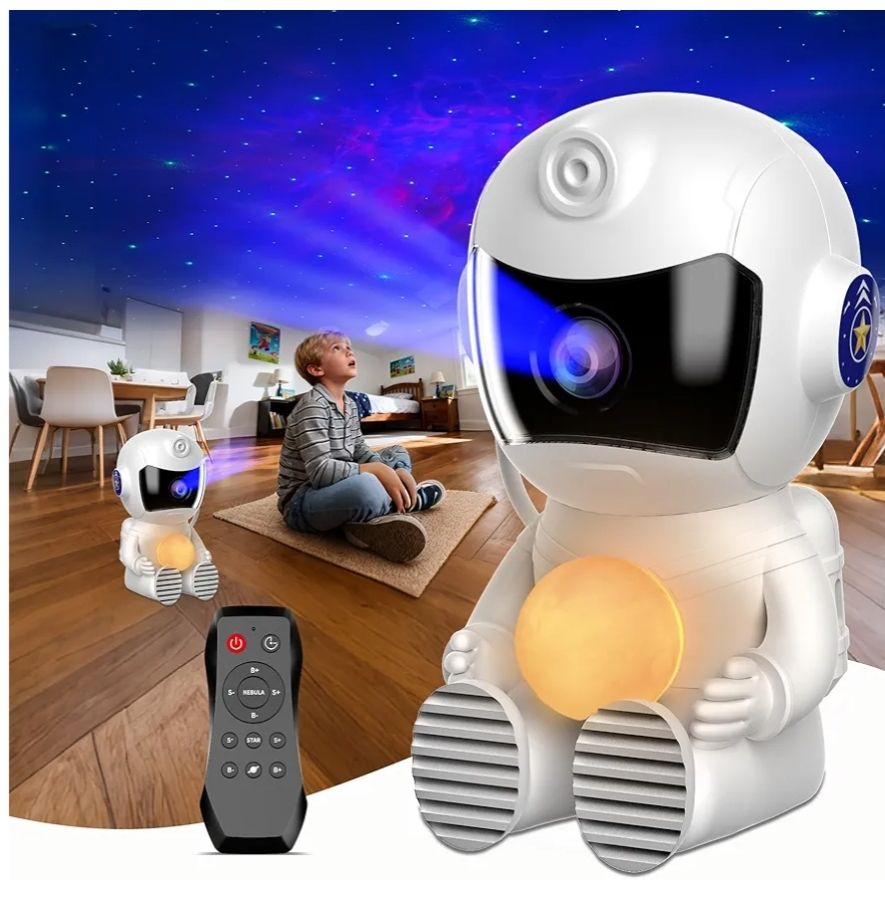 XIAOER Proyector de Estrellas de Astronauta y Galaxia para Techo,