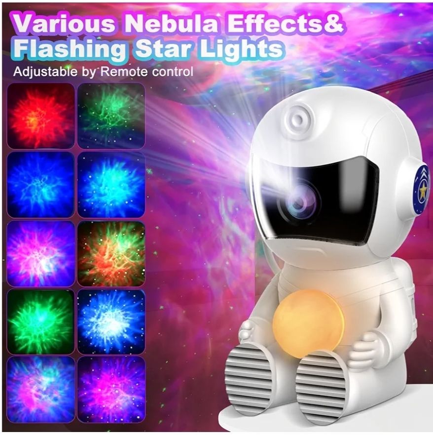 XIAOER Proyector de Estrellas de Astronauta y Galaxia para Techo,