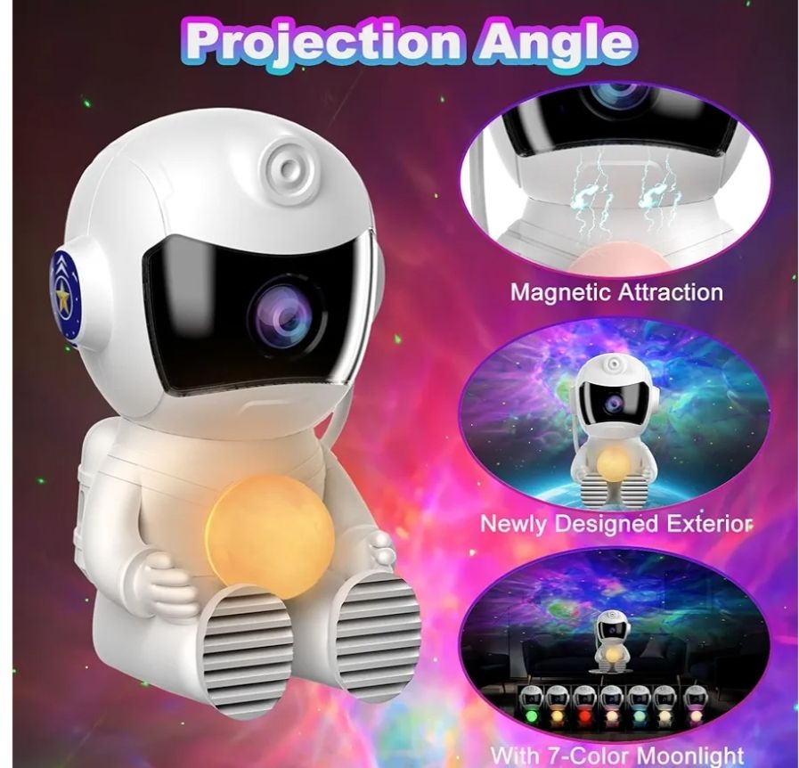 XIAOER Proyector de Estrellas de Astronauta y Galaxia para Techo,
