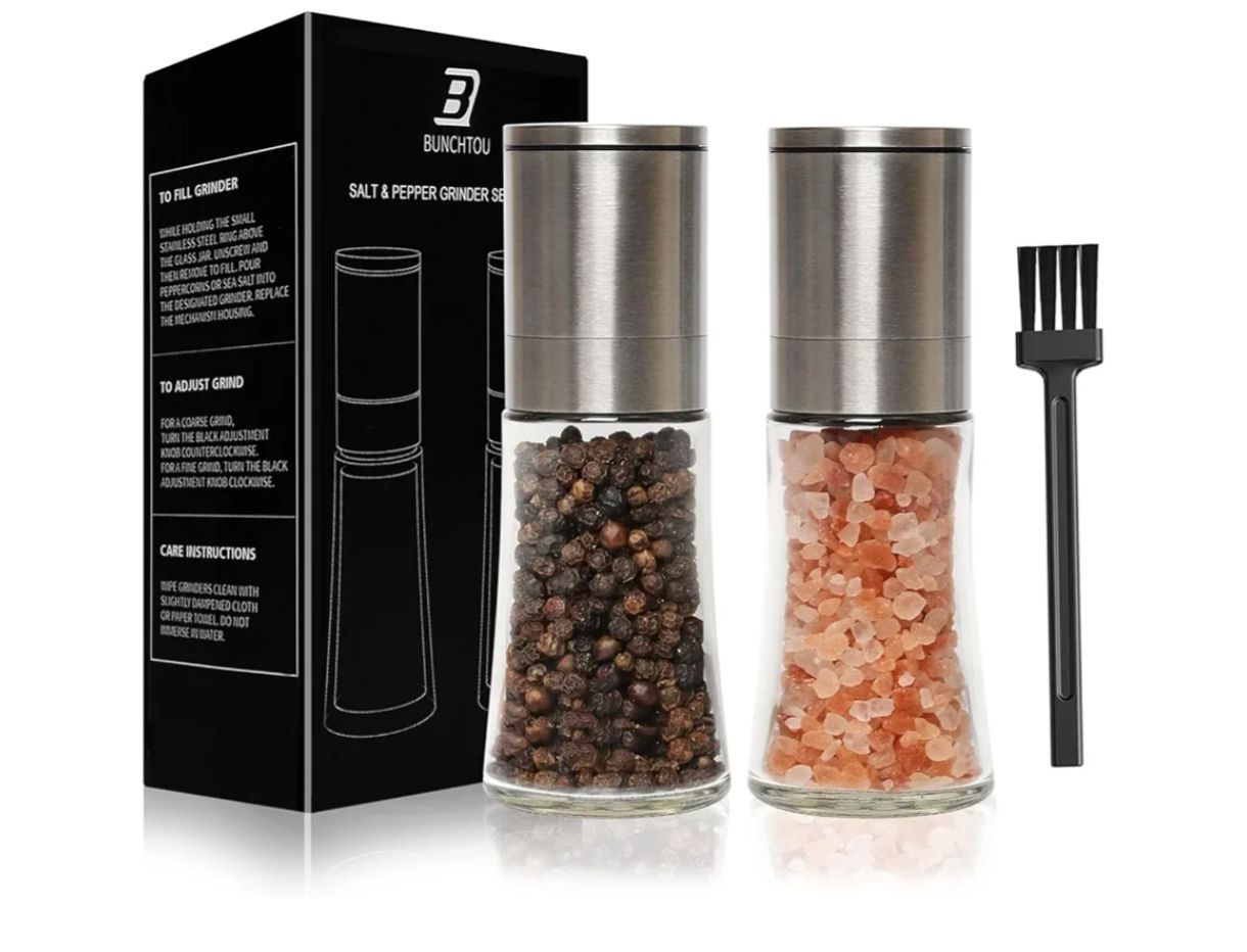 Juego de Molinillo de Sal y Pimienta de 2 -