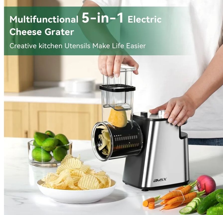 Rallador eléctrico de queso mejorado