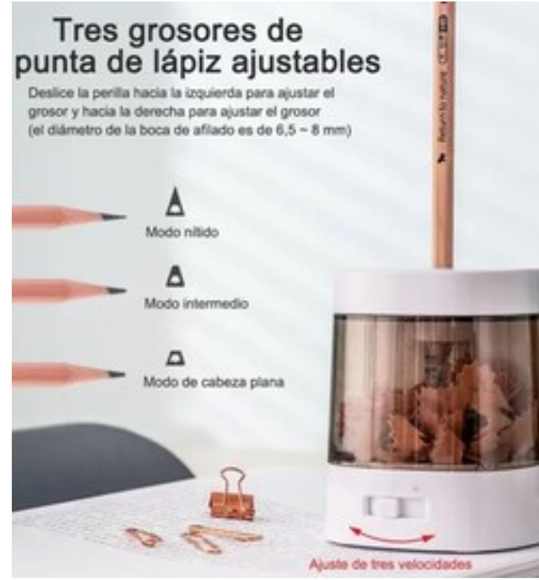 Sacapuntas eléctrico 