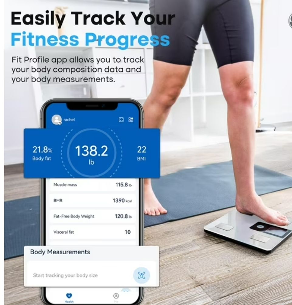 Báscula inteligente GE para grasa corporal