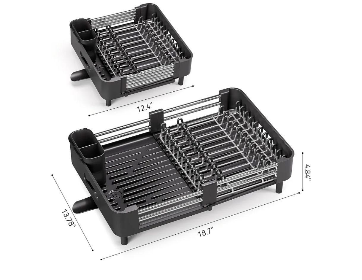 Urackify - Escurreplatos de acero inoxidable