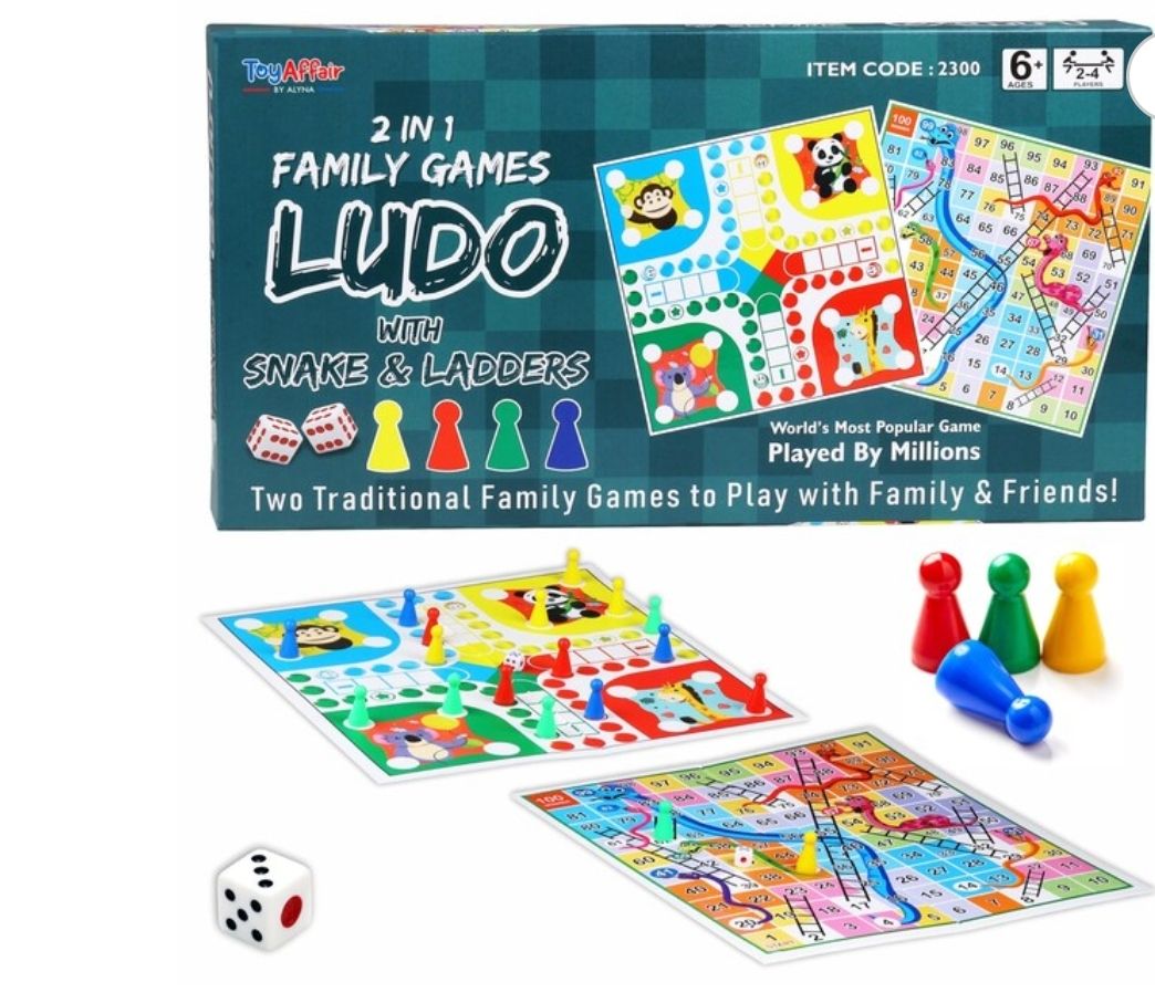 Ludo y Serpientes y Escaleras (Snake & Ladders).