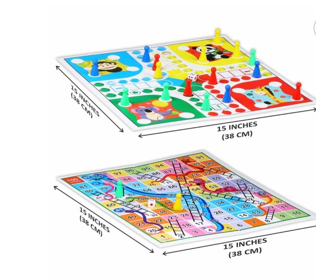 Ludo y Serpientes y Escaleras (Snake & Ladders).