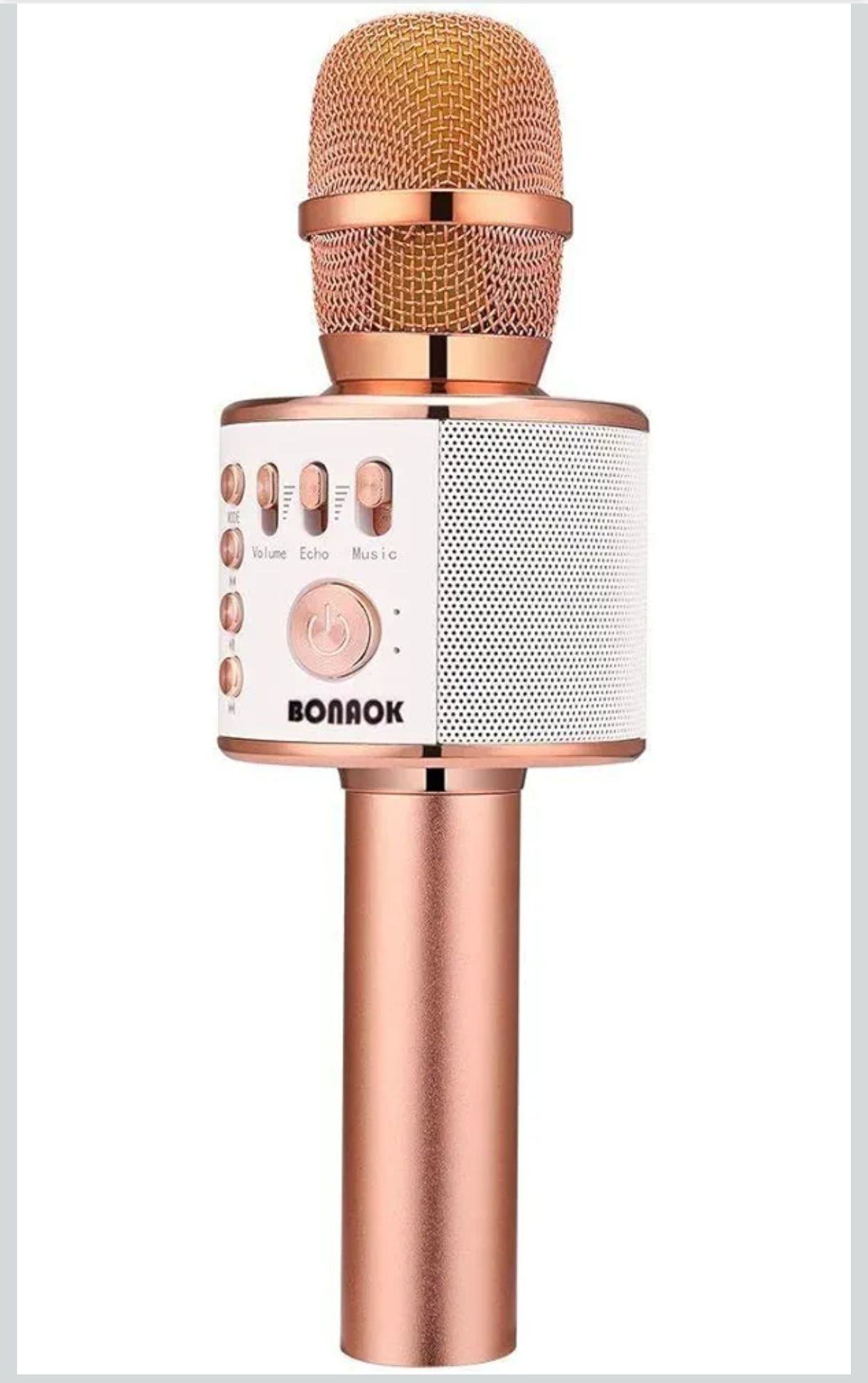 BONAOK Micrófono inalámbrico Bluetooth Karaoke