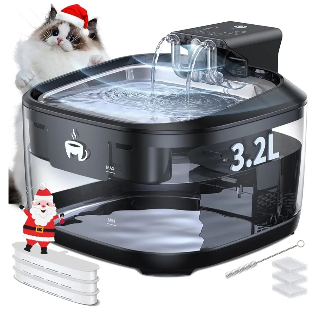 Fuente de agua para gatos 