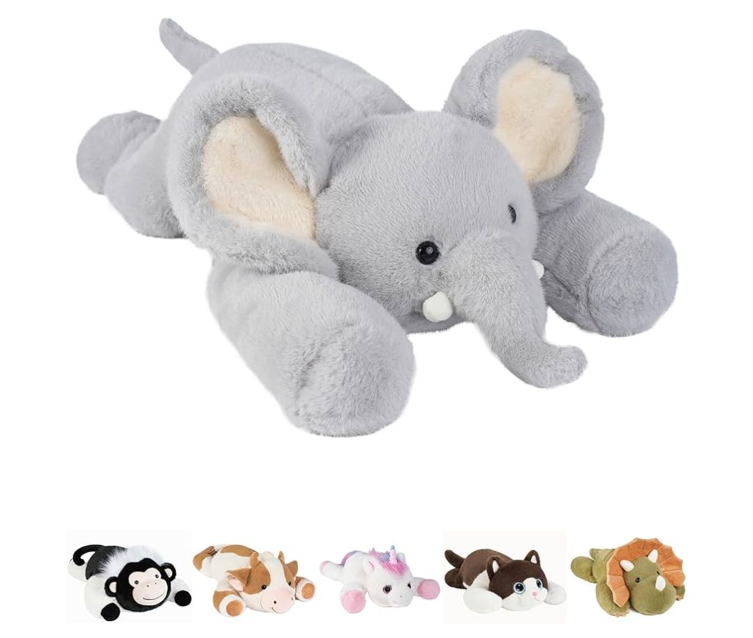GILFWM Animales de peluche con peso de elefante