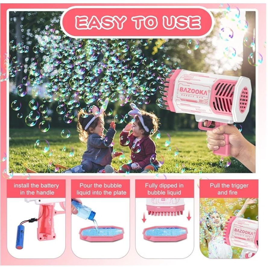 Bazooka bubble gun 