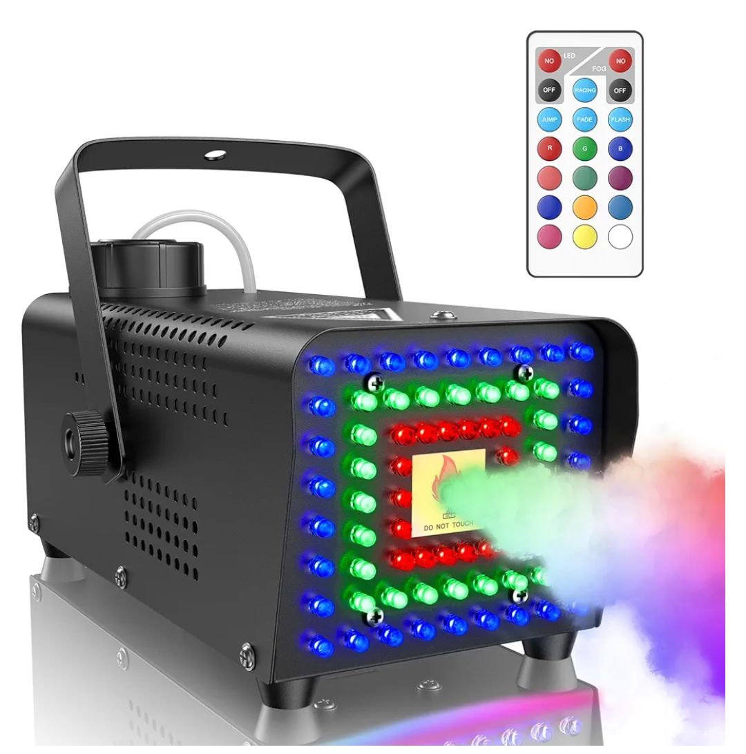 Fansteck - Máquina de niebla con efecto de 72 luces LED