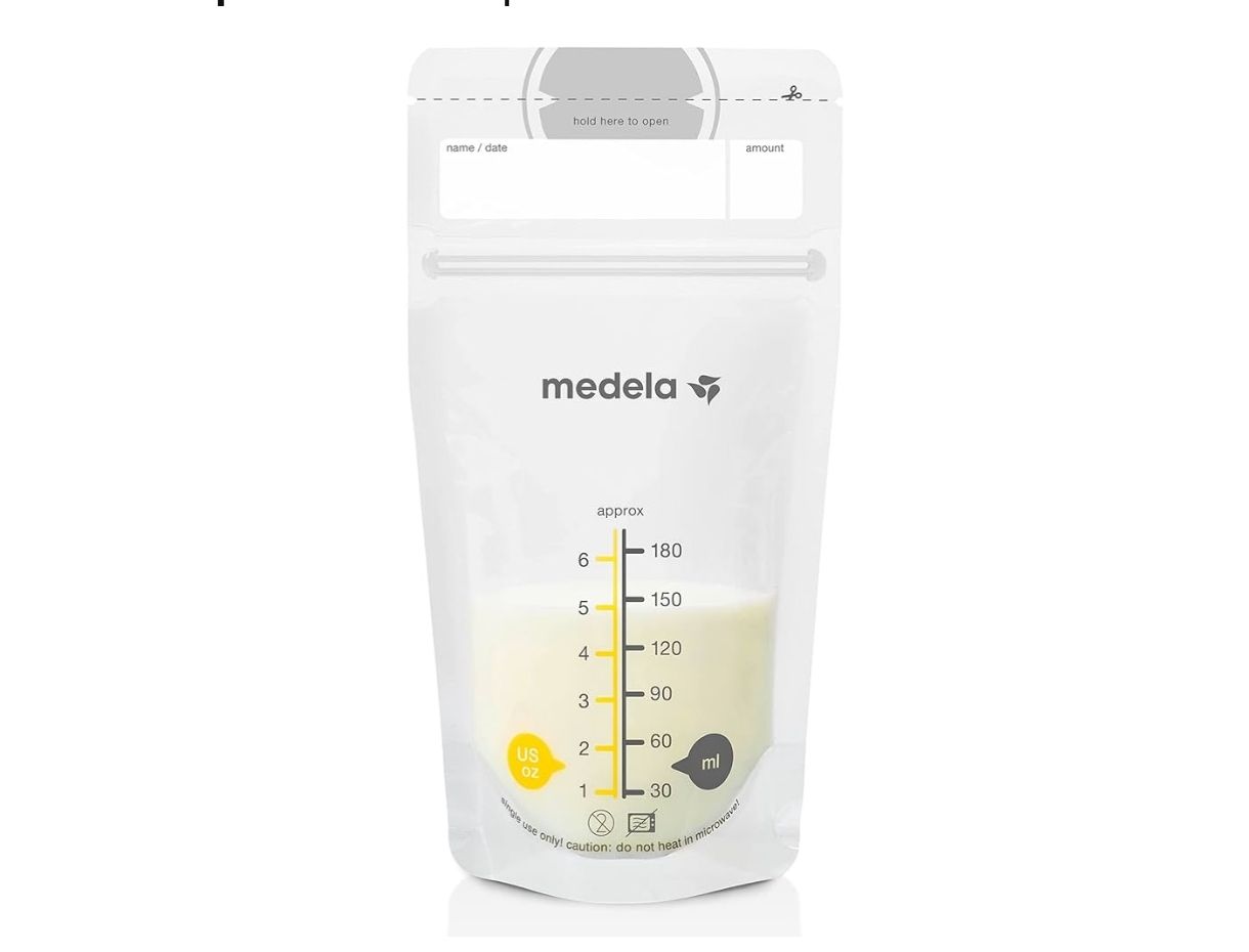 Madela bolsas y conservar 