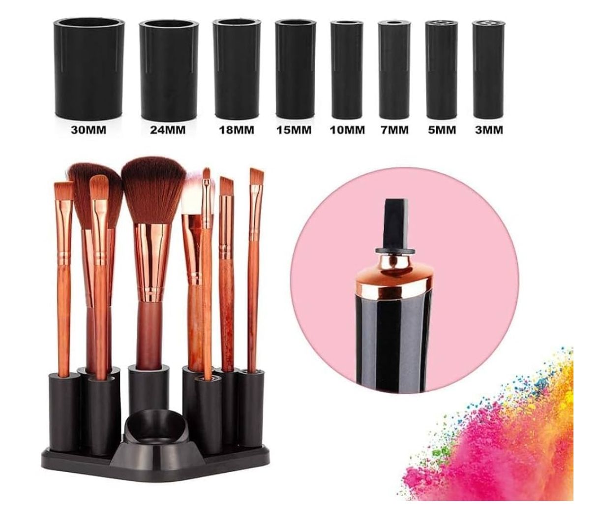 Limpiador de brochas de maquillaje
