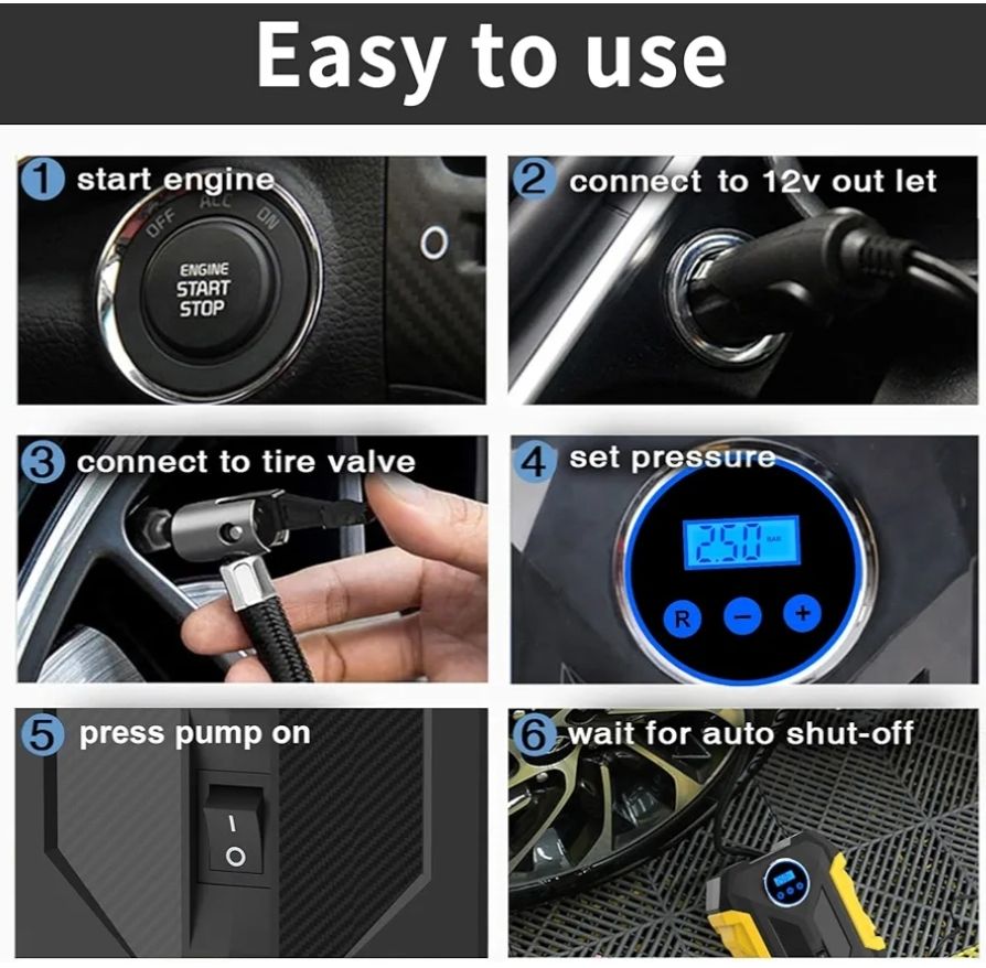 Carsun compresor de aire 