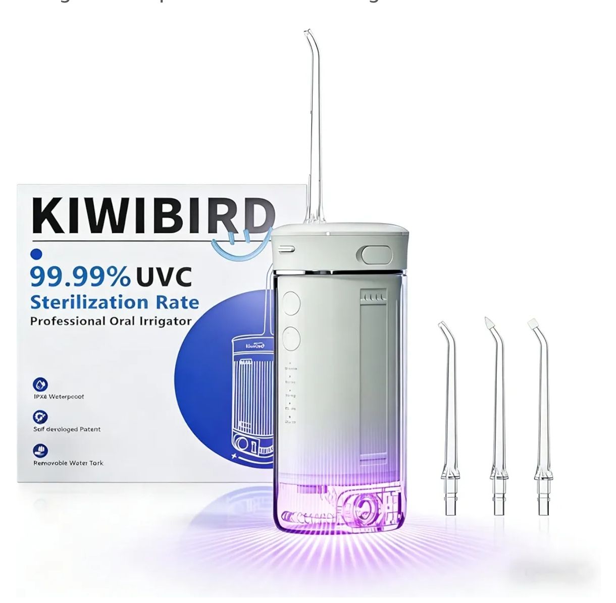 KIWIBIRD Mini Irrigador Bucal Inalámbrico