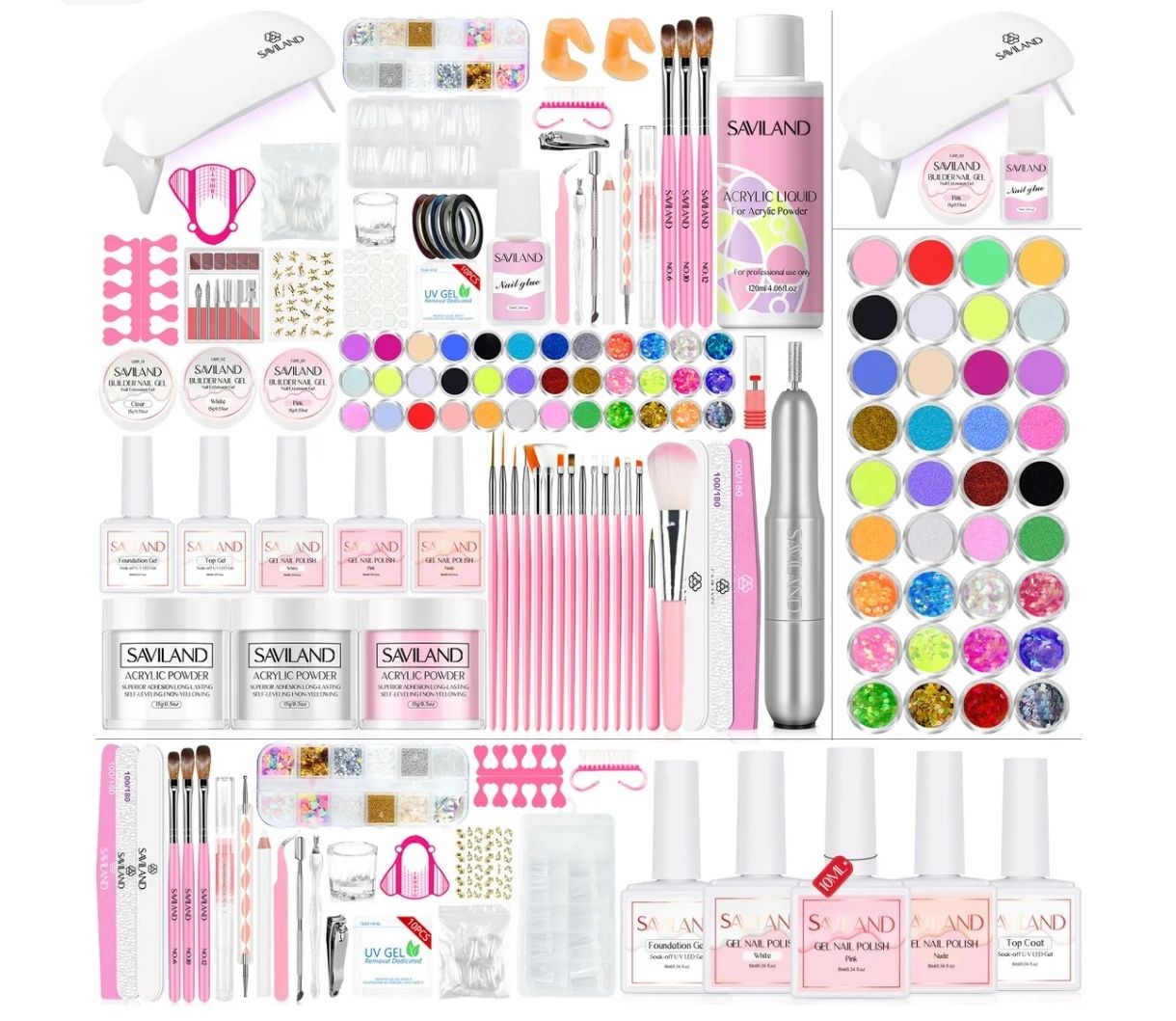SAVILAND ACRYLIC NAIL KIT 