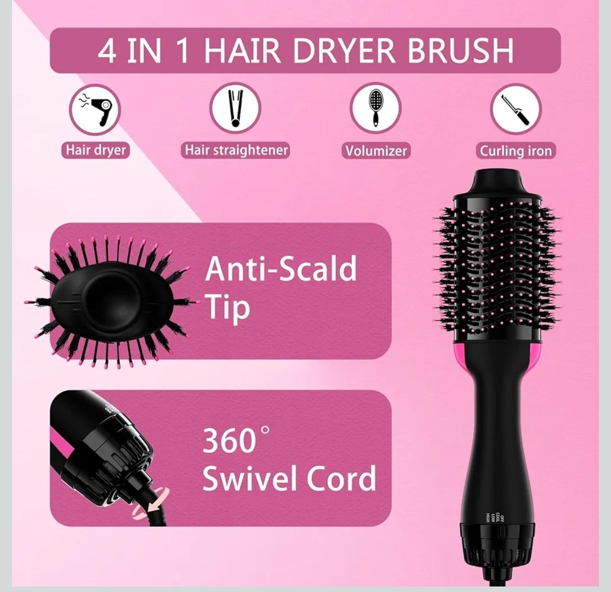 cepillo secador de cabello