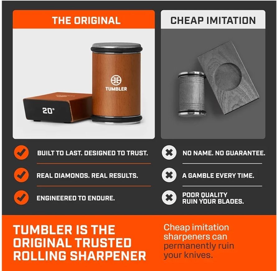 Tumbler Rolling Knife Sharpener pro 