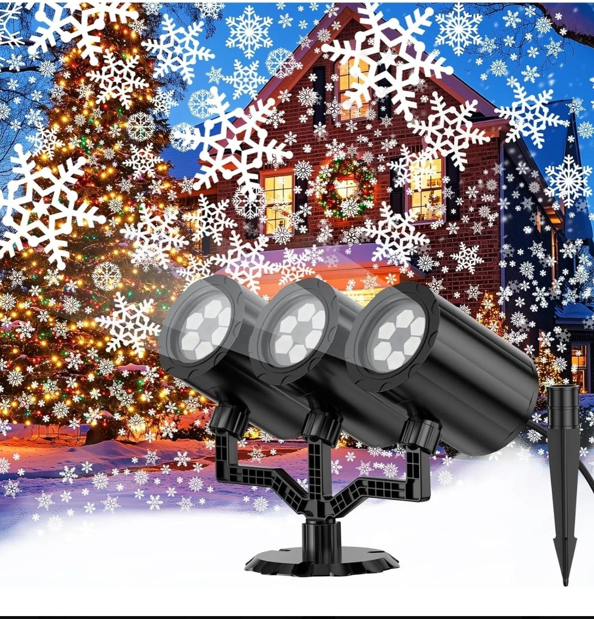 Proyector De Copo De Nieve 