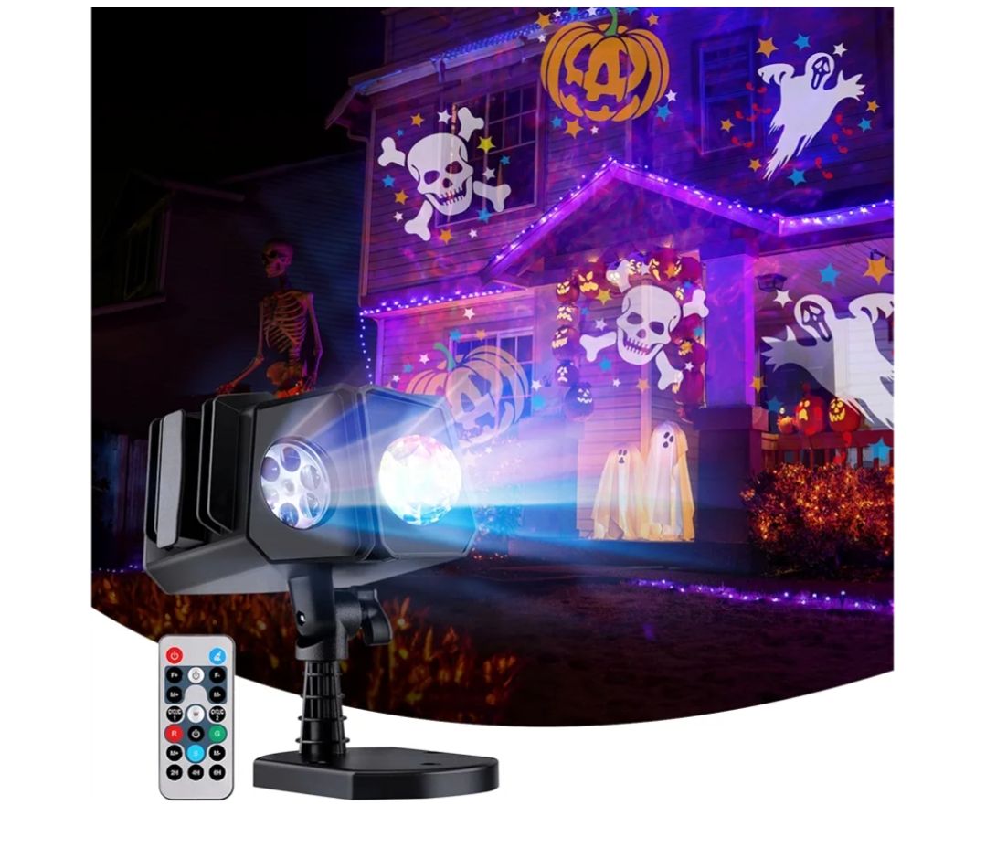 Minetom - Luces de proyector de Navidad 
