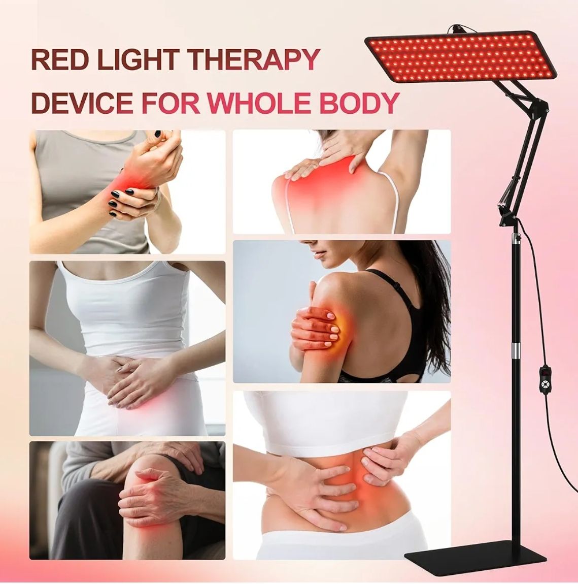 Morfone Lámpara de terapia de luz roja