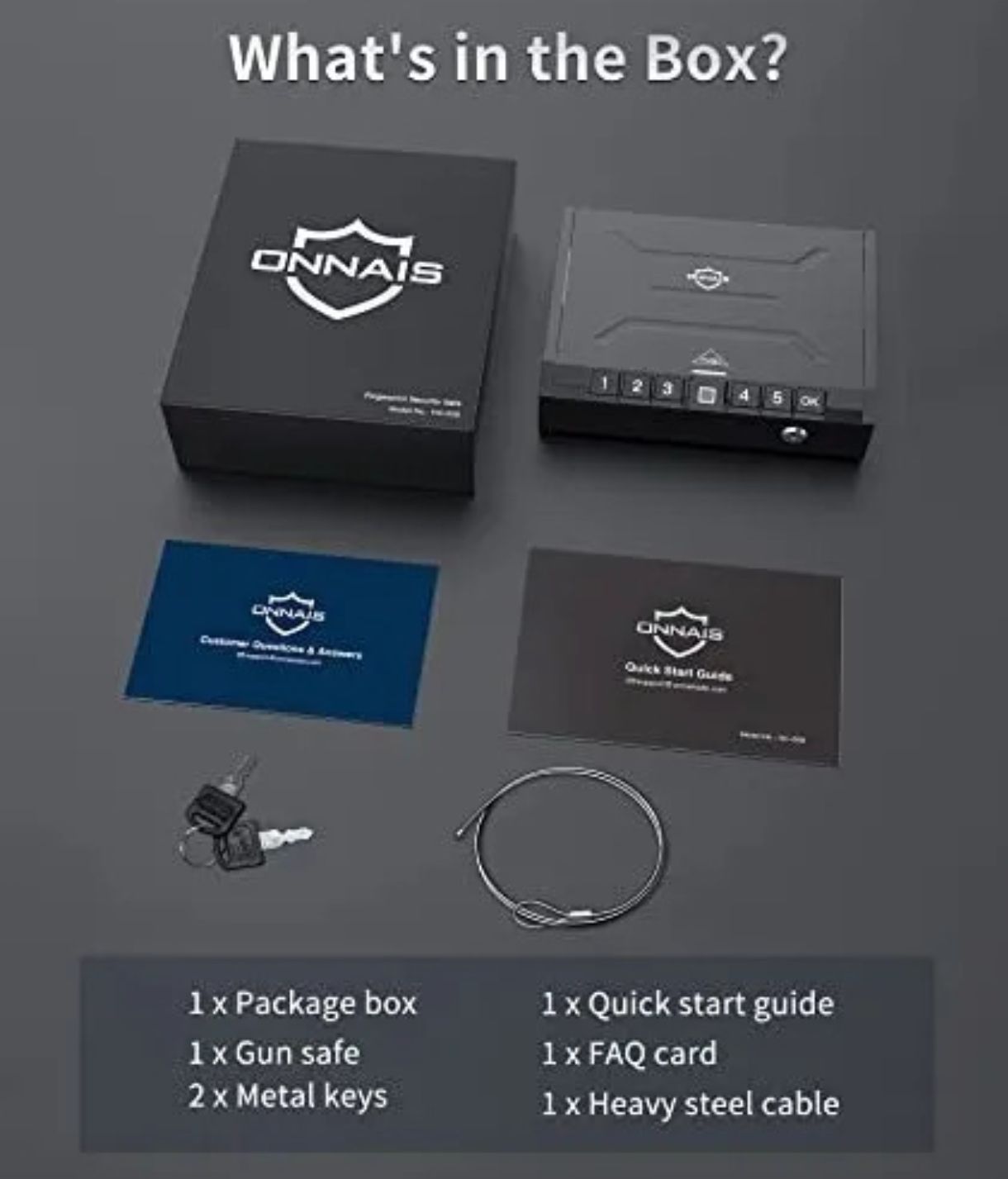 Caja Fuerte Biométrica ONNAIS