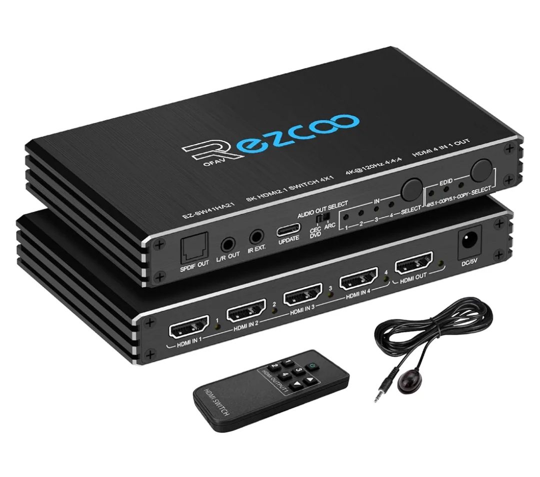 Conmutador HDMI 8K 4x1