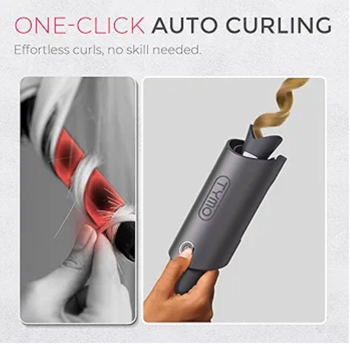 TYMO CURLPRO - Rizador giratorio automático