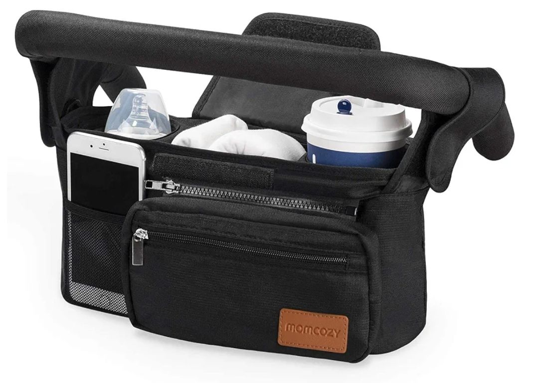 Momcozy Organizador Universal Antideslizante para Carrito (Negro)