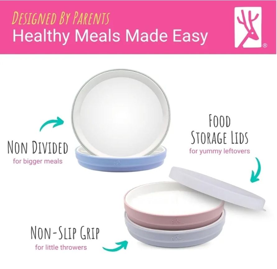Elk Platos blancos de porcelana
