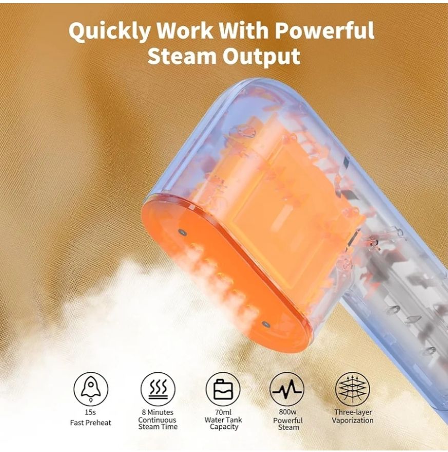 Travel Steamer Vaporizador de mano Pequeño 