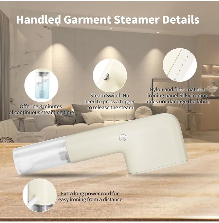 Travel Steamer Vaporizador de mano Pequeño 