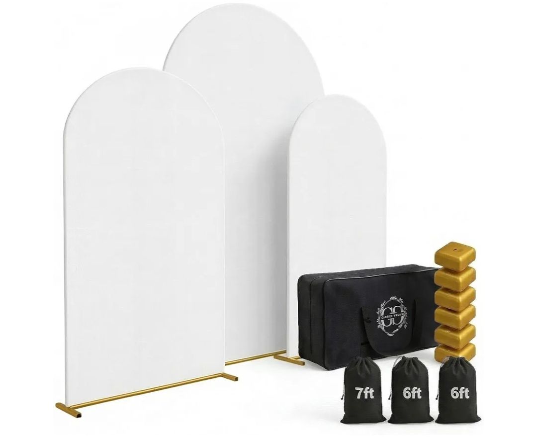 Juego de soporte y cubierta de arco de metal 1 pc