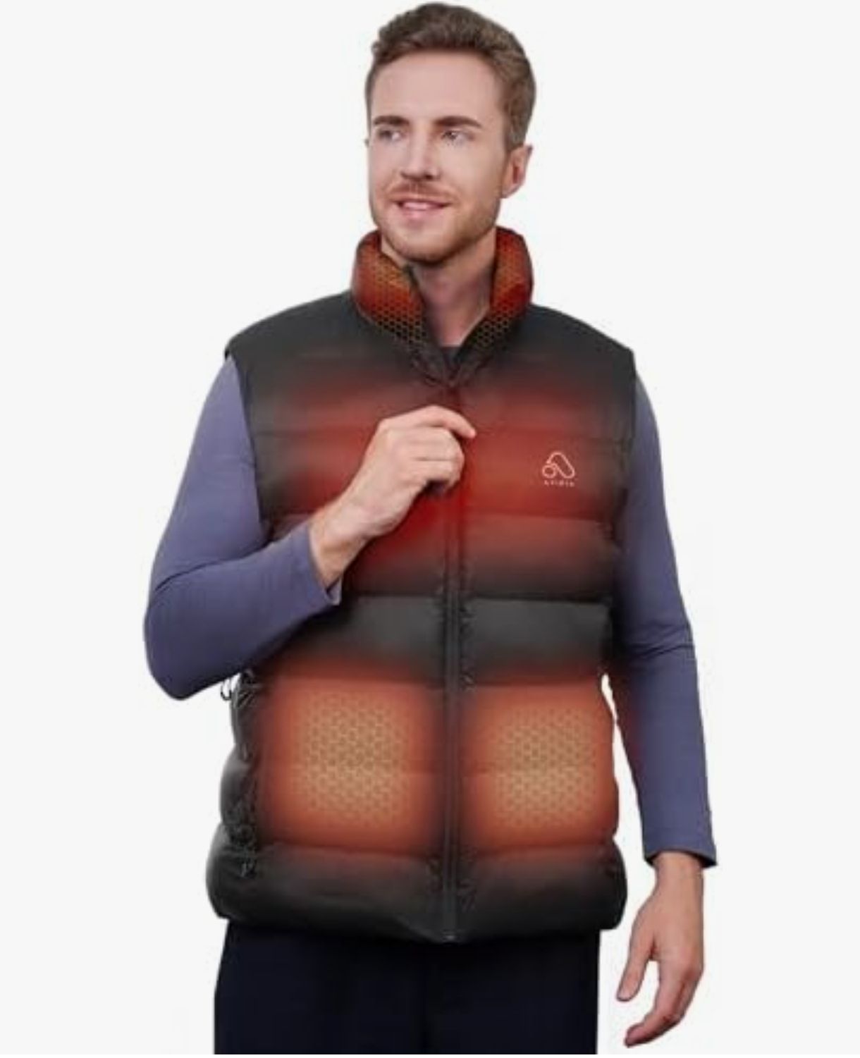 AVIDIA - Chaleco calefactor para hombre