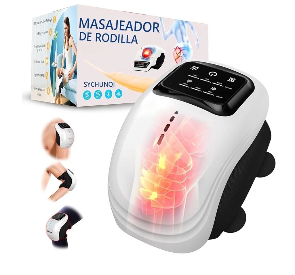  Masajeador de rodillas inteligente con luz roja 