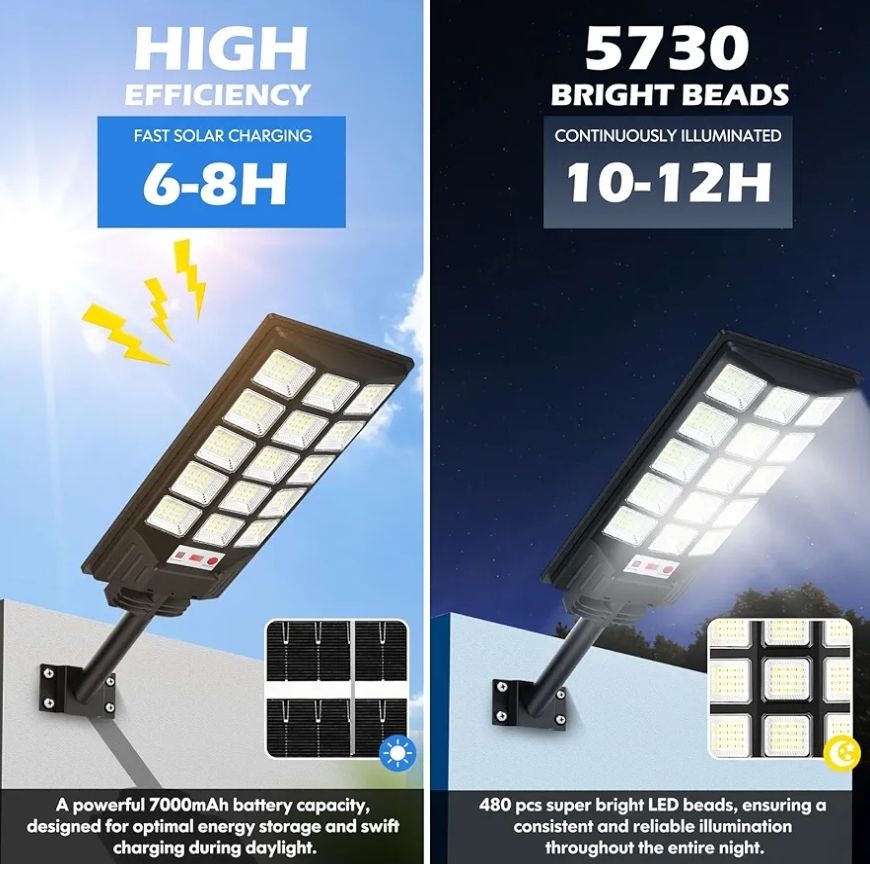 Luces solares de calle impermeables
