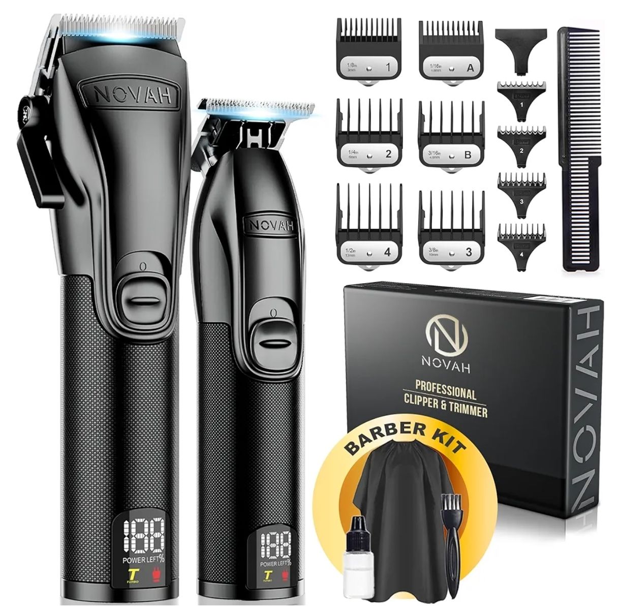 NOVAH Kit de corte de pelo profesional
