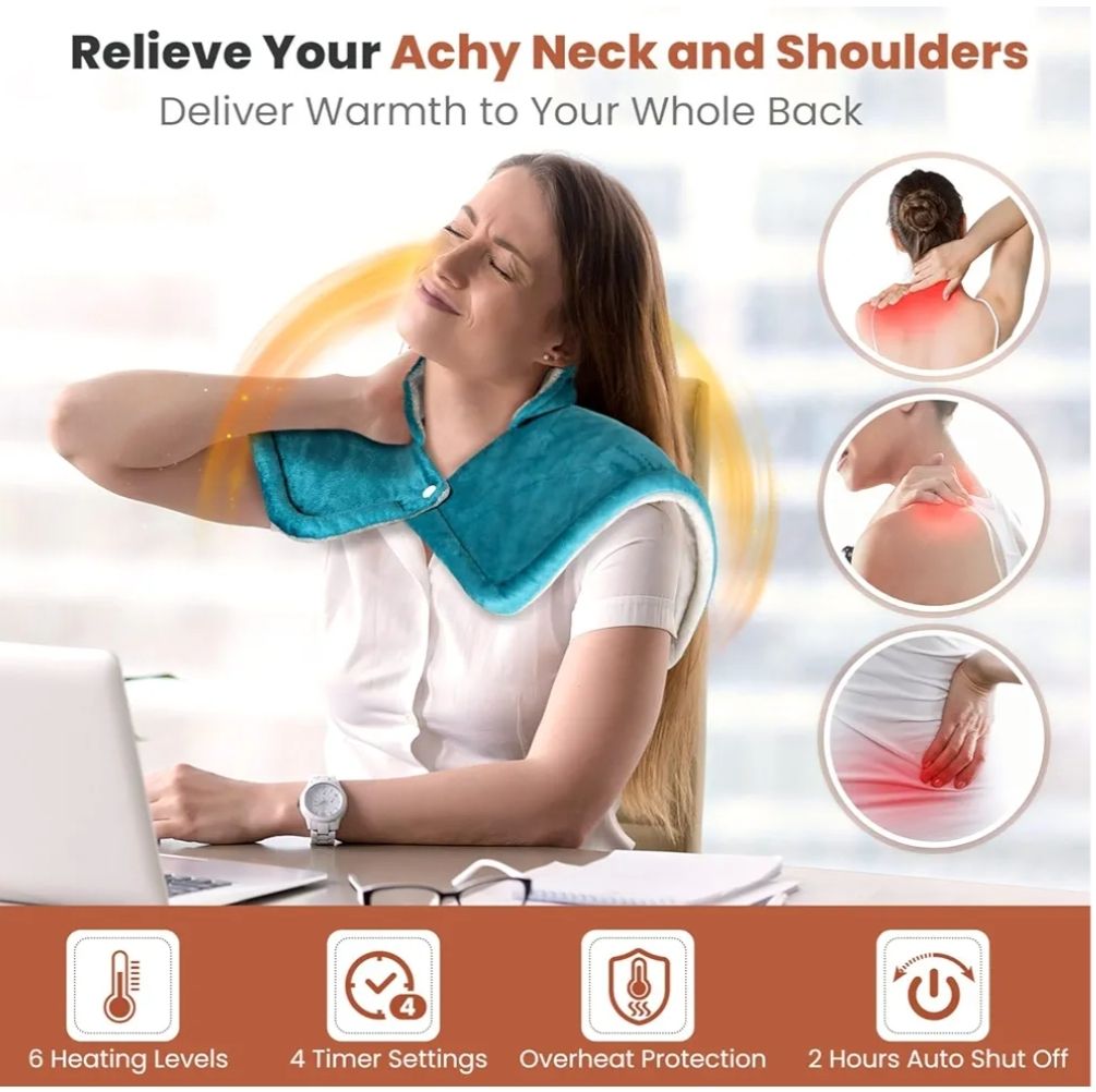 Almohadilla térmica para cuello