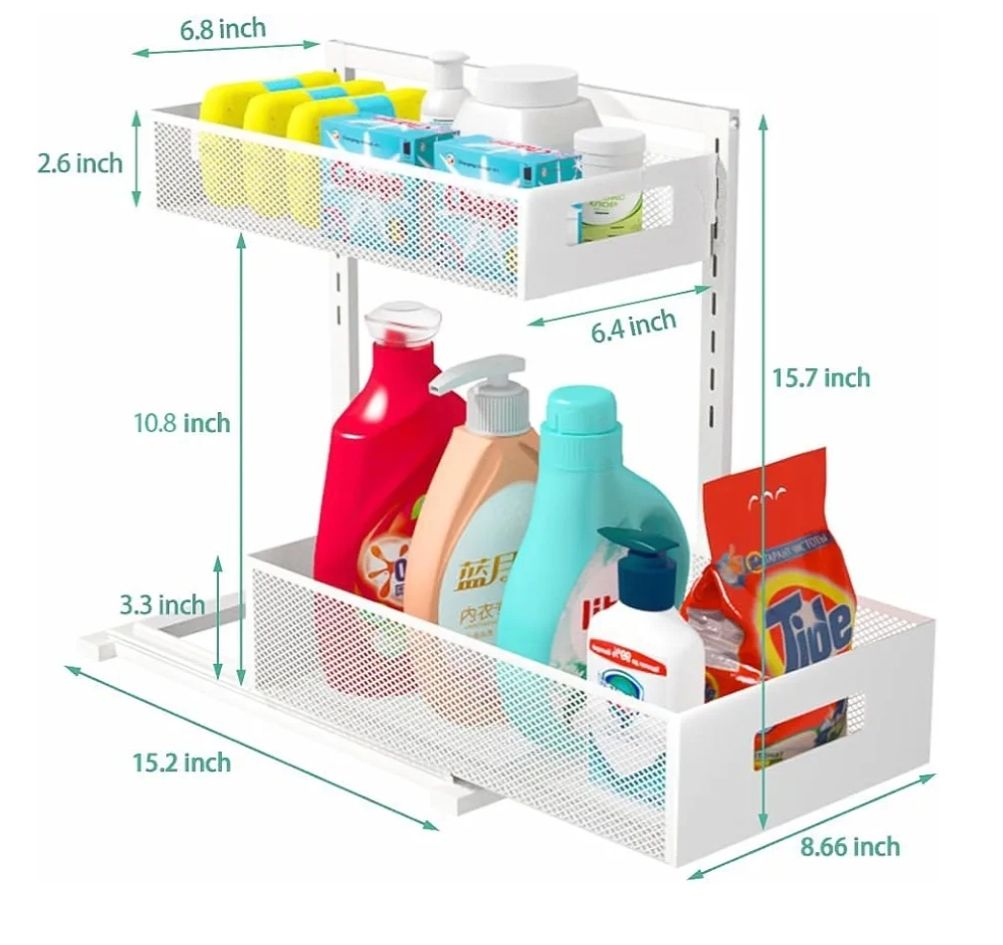 Petiza Organizador para debajo del fregadero.