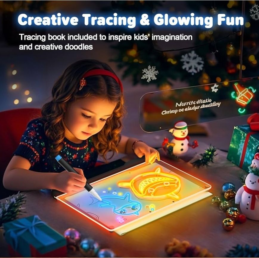 Tablero de dibujo LED recargable
